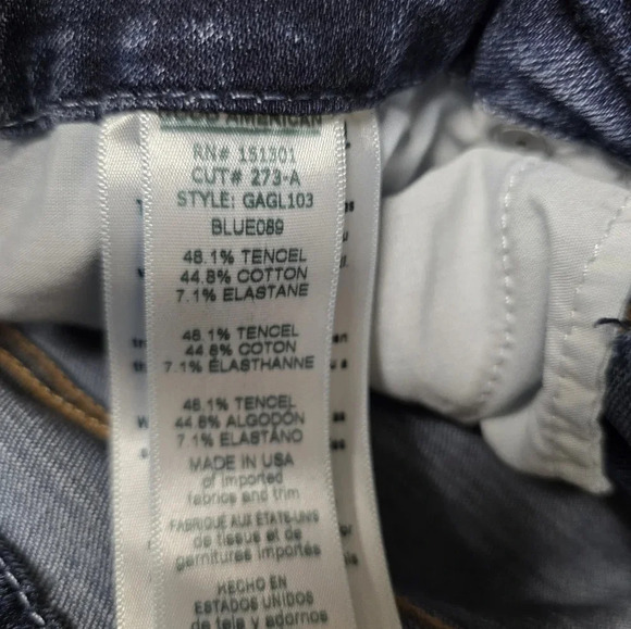 Good American - Good Legs High Rise Jeans in Blue089 Sz14/32 - Picture 12 of 16